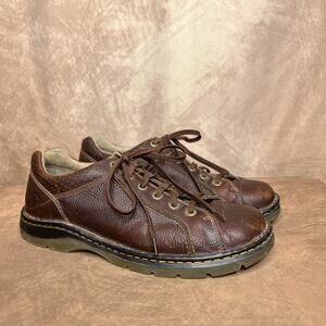 Vintage 90s Dr. Martens Rohan Leather Lace Up Oxford Sneakers Brown Indie Skater